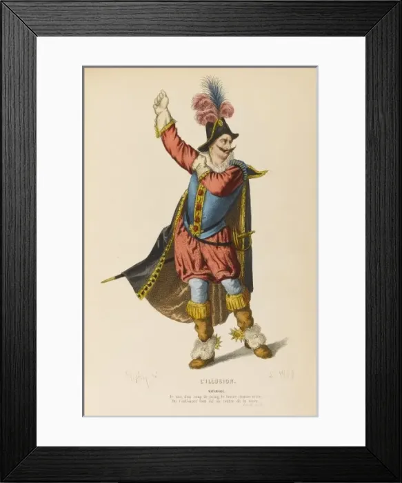 Framed Print : Corneille / L illusion Framed Print : Corneille / L illusion