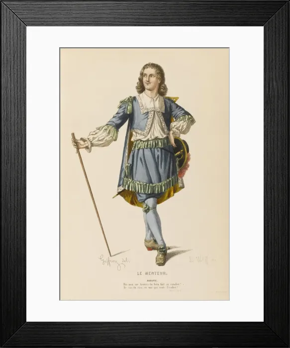 Framed Print : Corneille / Le Menteur Framed Print : Corneille / Le Menteur