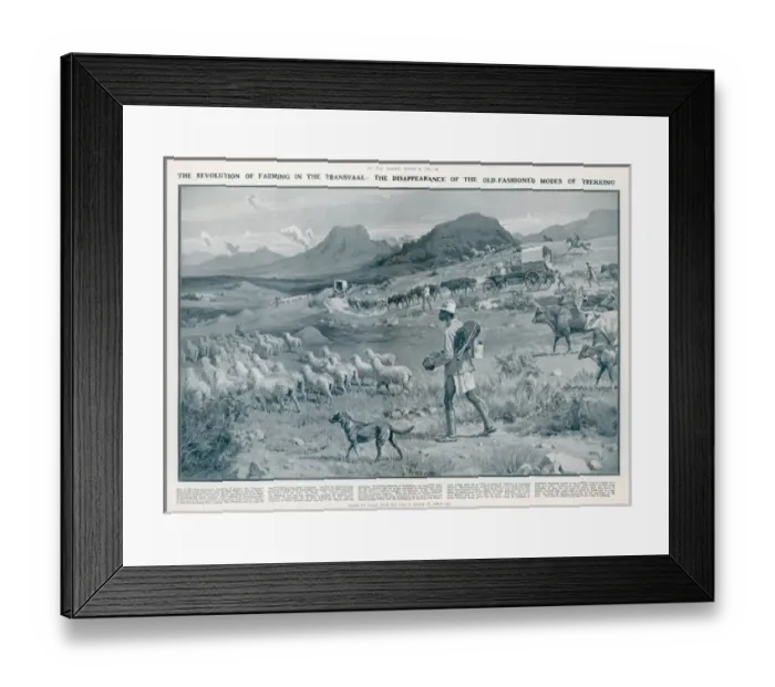 Framed Print : Rural Scene, South Africa Framed Print : Rural Scene, South Africa