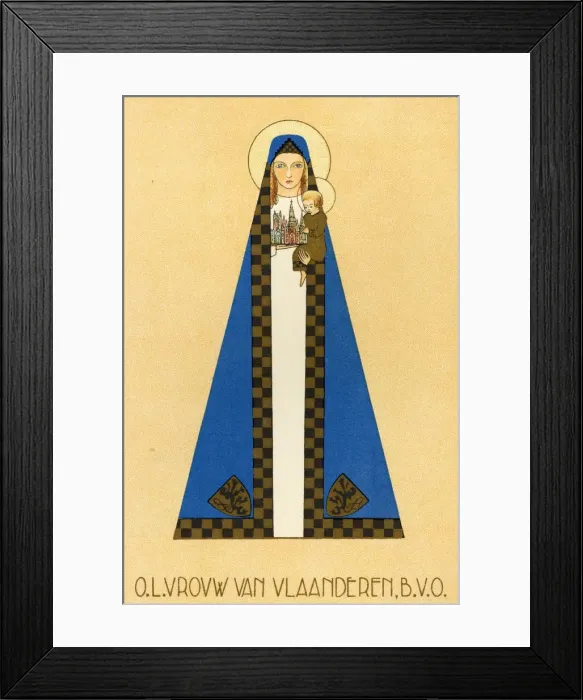 Framed Print : Our Lady of Flanders Framed Print : Our Lady of Flanders