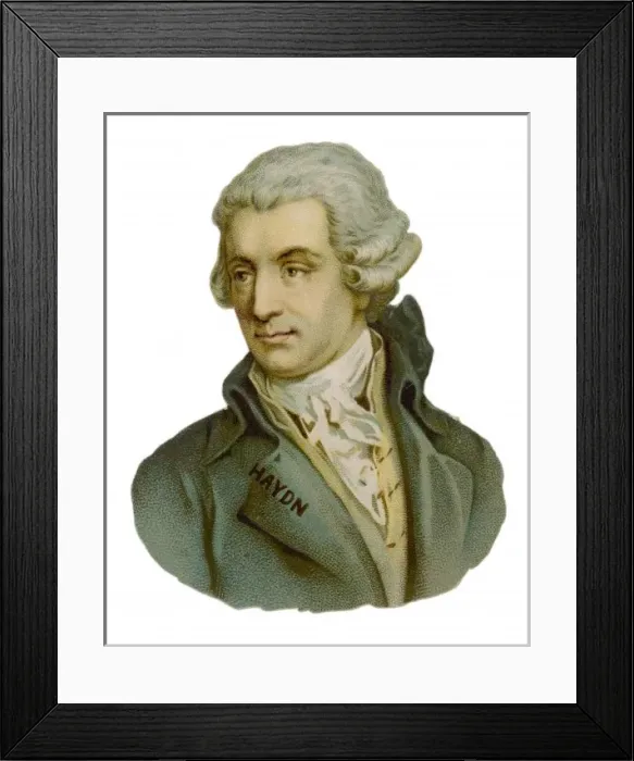 Framed Print : Joseph Haydn / Scrap Framed Print : Joseph Haydn / Scrap