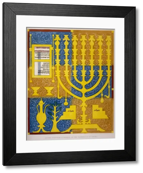 Framed Print : Jewish Candlestick Framed Print : Jewish Candlestick