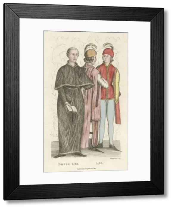 Framed Print : 15th Century Men Framed Print : 15th Century Men
