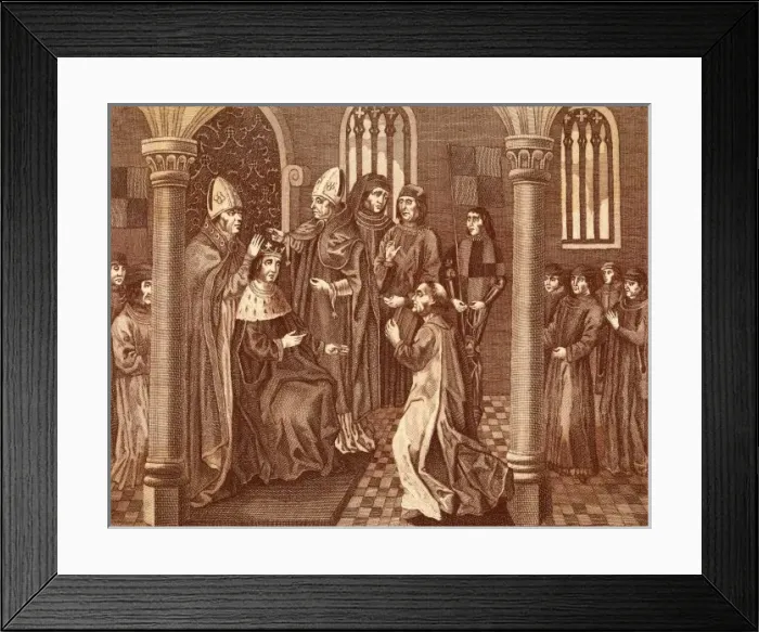 Framed Print : Coronation of Henry IV Framed Print : Coronation of Henry IV