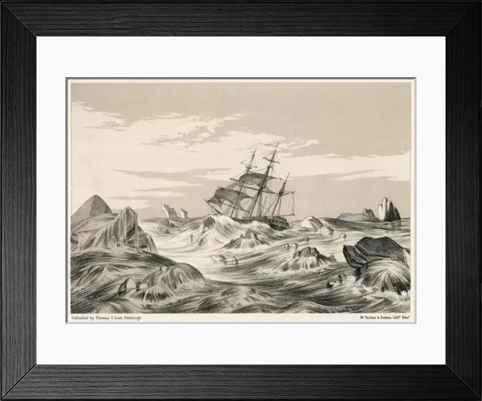 Framed Print : Franklin / Trent in Floes Framed Print : Franklin / Trent in Floes