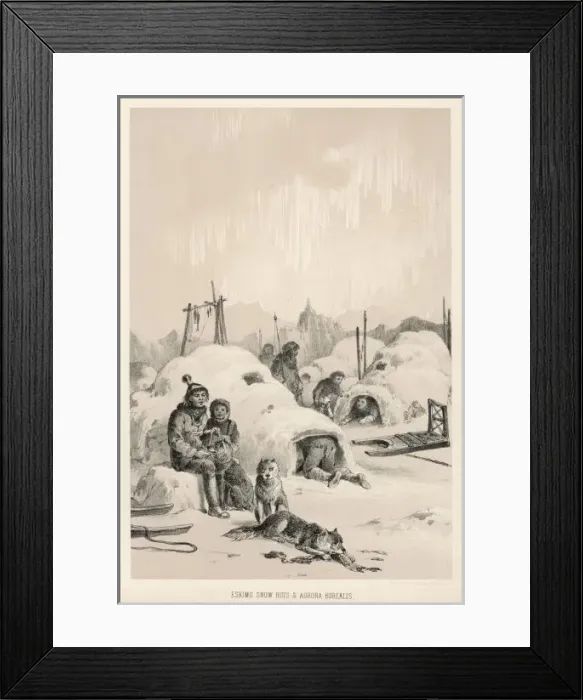 Framed Print : Franklin / Land Expedition Framed Print : Franklin / Land Expedition
