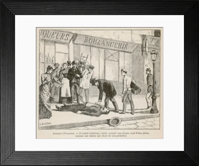 Framed Print : Epileptic Attack Framed Print : Epileptic Attack