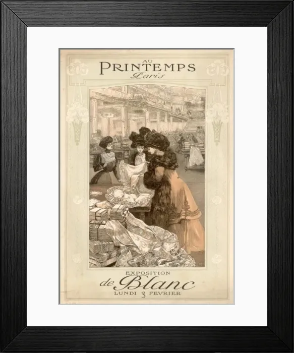 Framed Print : Au Printemps, Paris Framed Print : Au Printemps, Paris