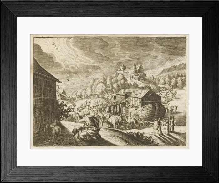 Framed Print : Animals Enter the Ark Framed Print : Animals Enter the Ark