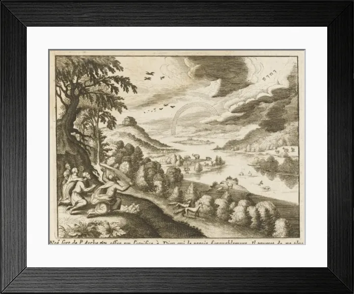 Framed Print : Noah Thanks God Framed Print : Noah Thanks God