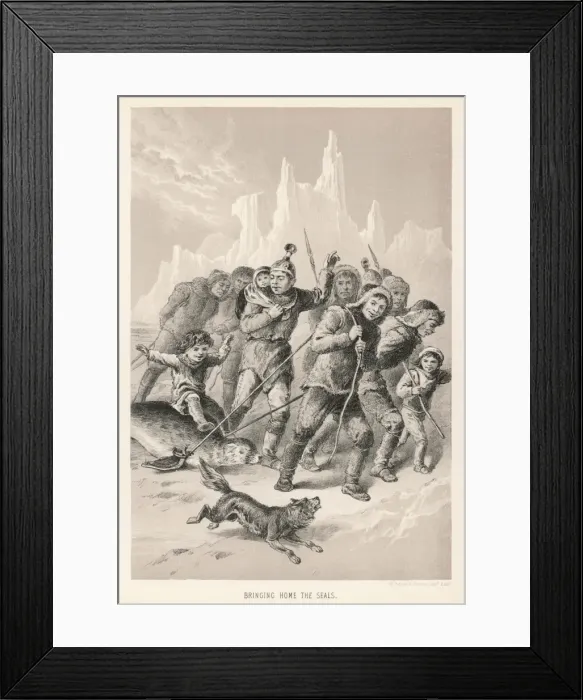 Framed Print : Parry / Seal Hunt Framed Print : Parry / Seal Hunt