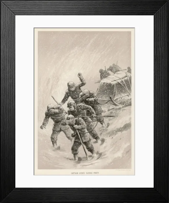 Framed Print : Parry / 2Nd / Lyons Sledge Framed Print : Parry / 2Nd / Lyons Sledge