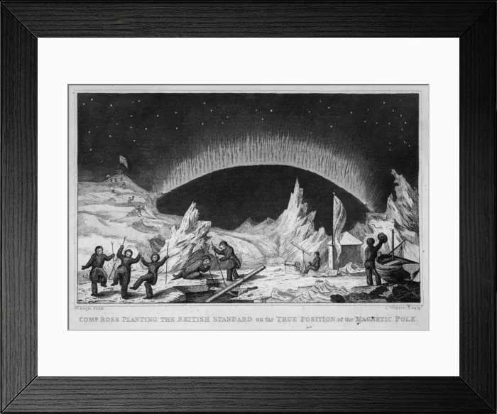 Framed Print : Ross / Magnetic Pole Framed Print : Ross / Magnetic Pole