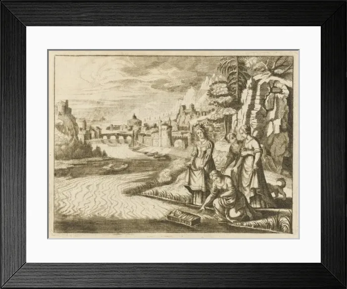 Framed Print : Moses Found Framed Print : Moses Found