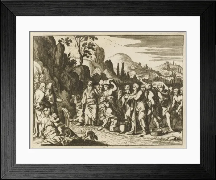 Framed Print : Moses Obtains Water Framed Print : Moses Obtains Water