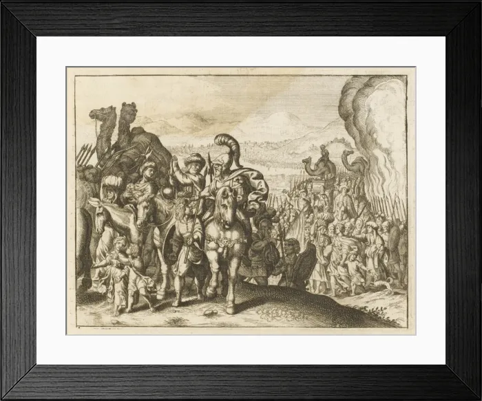 Framed Print : Joshua over Jordan Framed Print : Joshua over Jordan