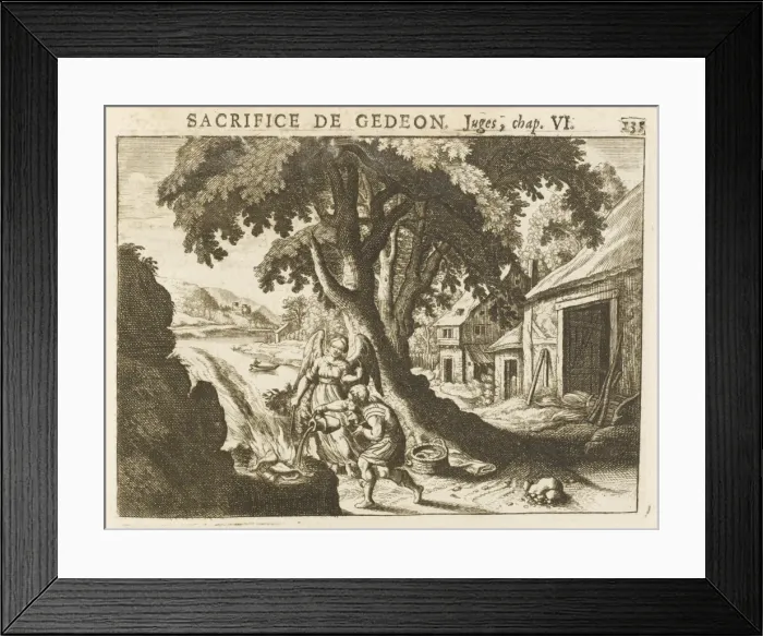 Framed Print : Gideon Summoned by Angel Framed Print : Gideon Summoned by Angel