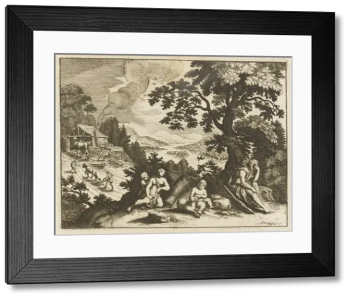 Framed Print : Ruth and Boaz Framed Print : Ruth and Boaz
