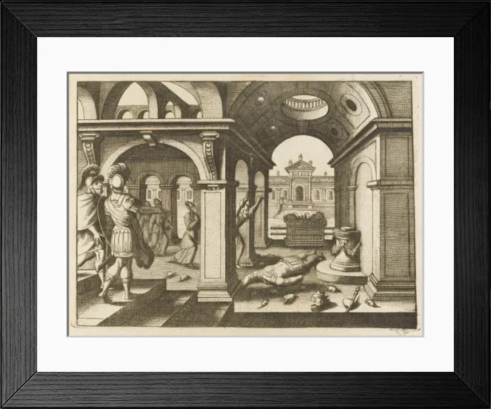 Framed Print : Philistines and the Ark Framed Print : Philistines and the Ark