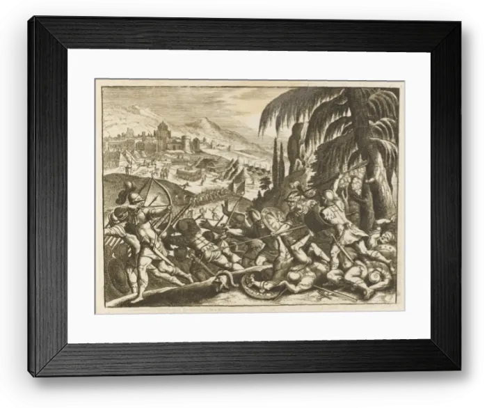Framed Print : Jonathan & Philistines Framed Print : Jonathan & Philistines