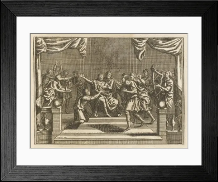 Framed Print : Saul Unsoothed by Harp Framed Print : Saul Unsoothed by Harp