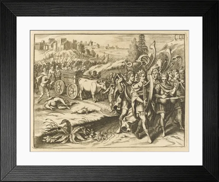 Framed Print : David Brings Back Ark Framed Print : David Brings Back Ark