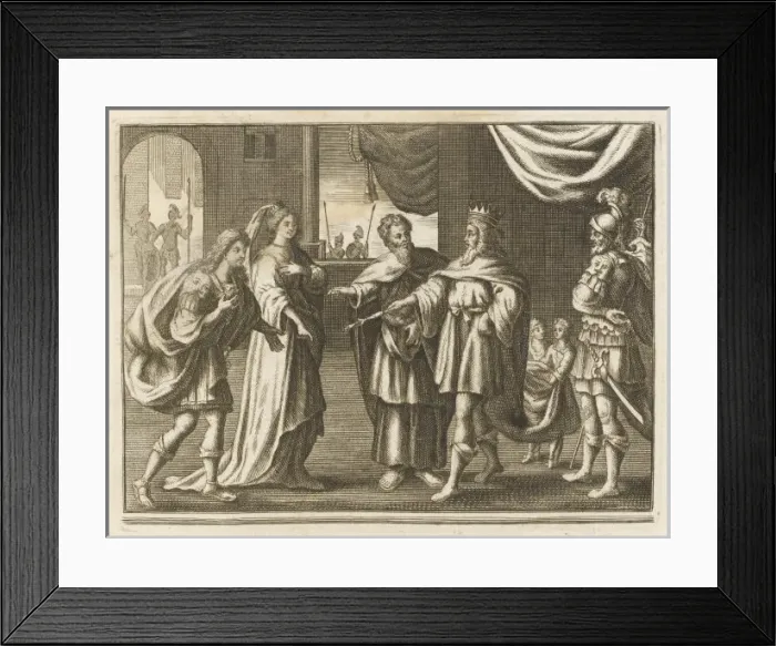 Framed Print : Solomon Crowned Framed Print : Solomon Crowned