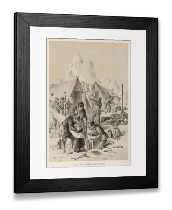 Framed Print : Pullen & Hooper / Camping Framed Print : Pullen & Hooper / Camping
