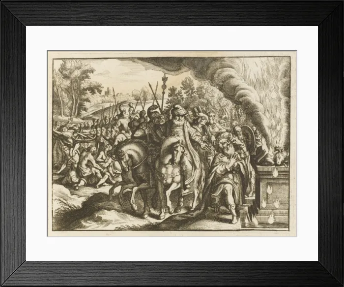 Framed Print : Elijahs Sacrifice Framed Print : Elijahs Sacrifice