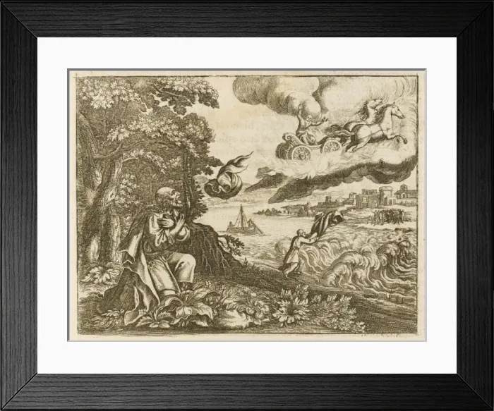 Framed Print : Elijah Goes to Heaven Framed Print : Elijah Goes to Heaven
