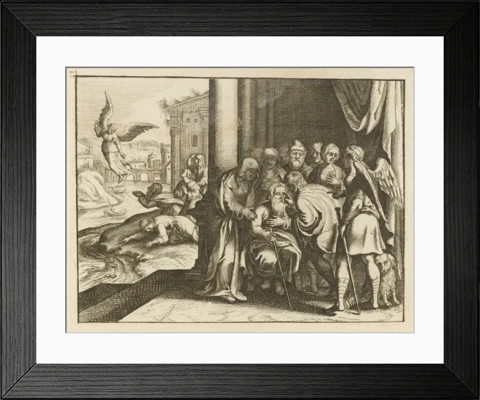 Framed Print : Tobit is Healed Framed Print : Tobit is Healed