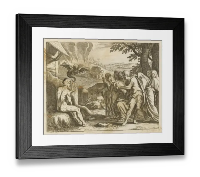 Framed Print : Job Afflicted Framed Print : Job Afflicted