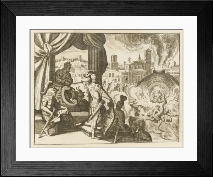 Framed Print : Shadrach and Furnace Framed Print : Shadrach and Furnace