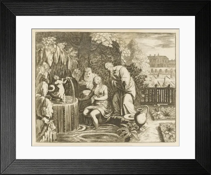 Framed Print : Susanna & the Elders Framed Print : Susanna & the Elders
