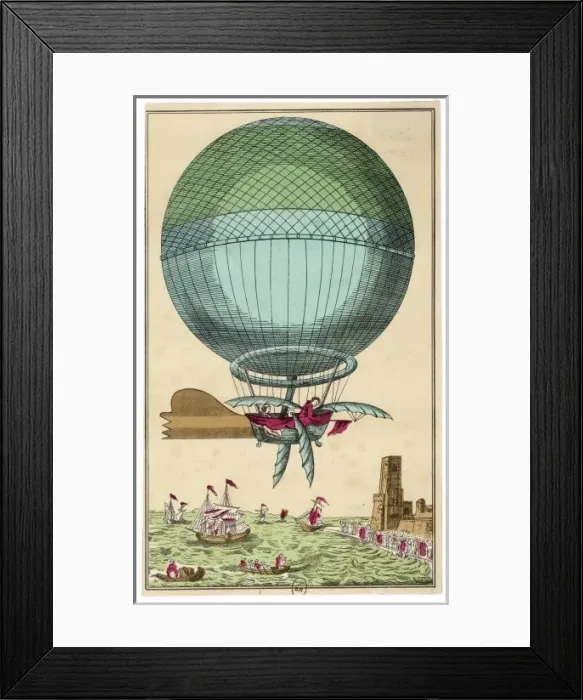 Framed Print : Blanchard Flies Channel2 Framed Print : Blanchard Flies Channel2