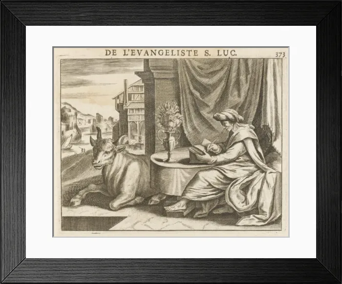 Framed Print : St Luke / Royaumont 1724 Framed Print : St Luke / Royaumont 1724
