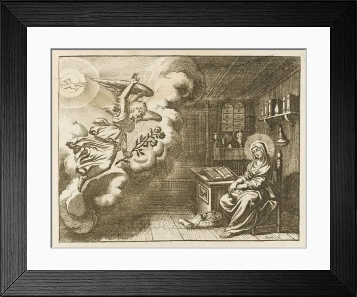 Framed Print : Mary Told about Birth Framed Print : Mary Told about Birth
