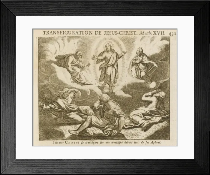 Framed Print : Jesus is Transfigured Framed Print : Jesus is Transfigured