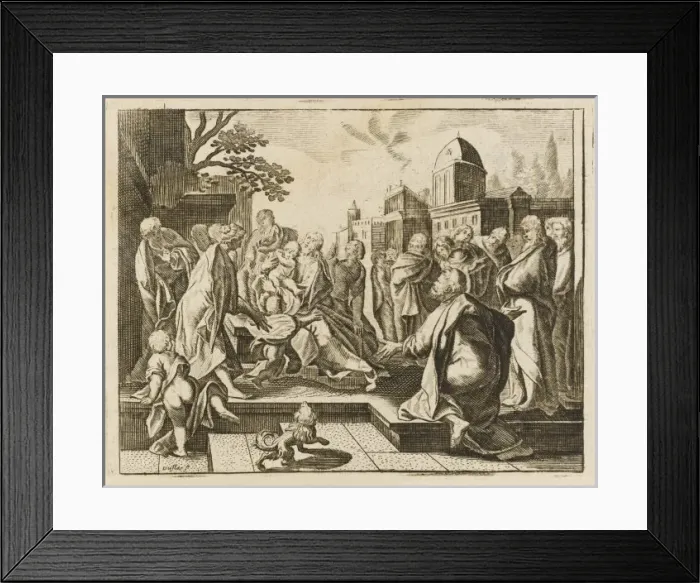 Framed Print : Jesus and Children Framed Print : Jesus and Children