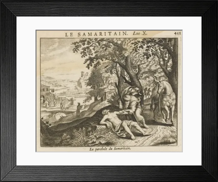 Framed Print : The Good Samaritan Framed Print : The Good Samaritan
