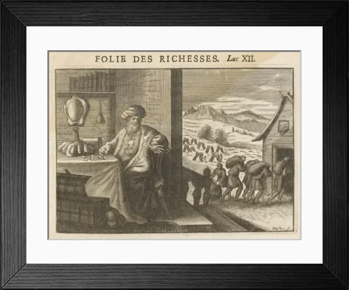 Framed Print : Parable of Rich Man Framed Print : Parable of Rich Man