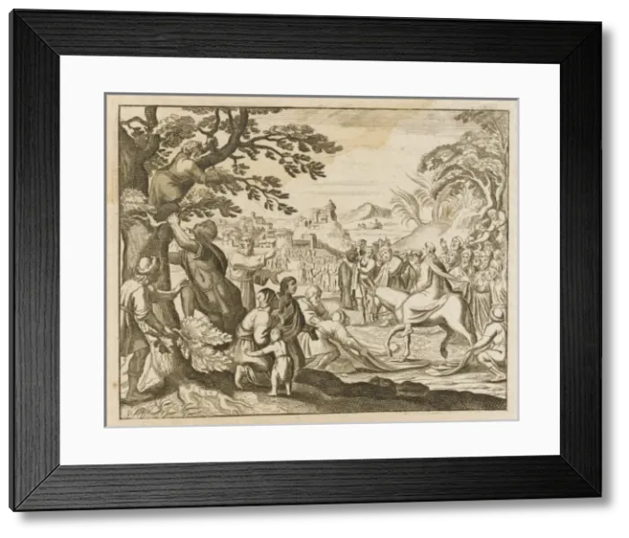 Framed Print : Jesus Rides to Jerusalem Framed Print : Jesus Rides to Jerusalem