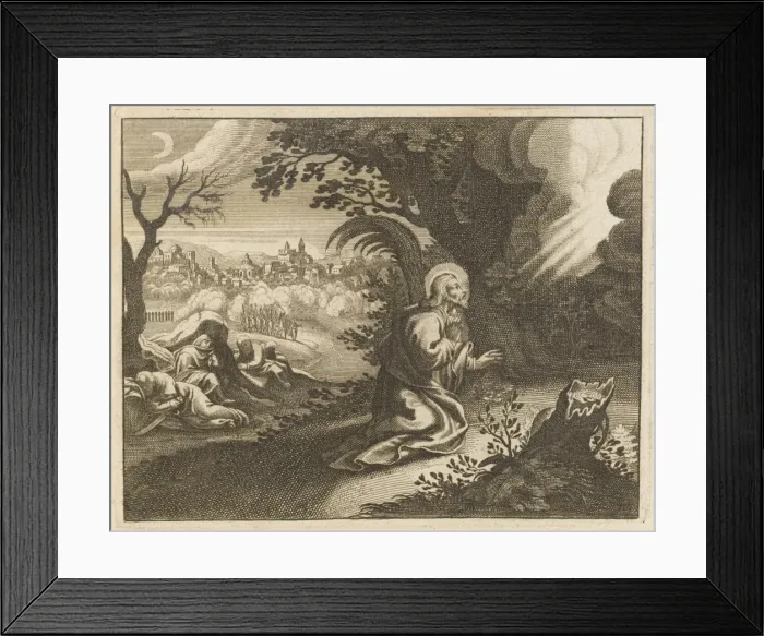Framed Print : Jesus in the Garden Framed Print : Jesus in the Garden