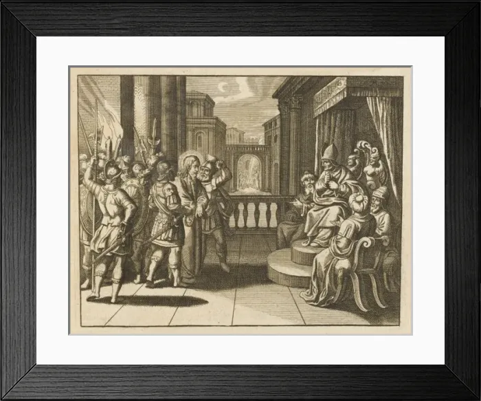 Framed Print : Jesus before the Priests Framed Print : Jesus before the Priests