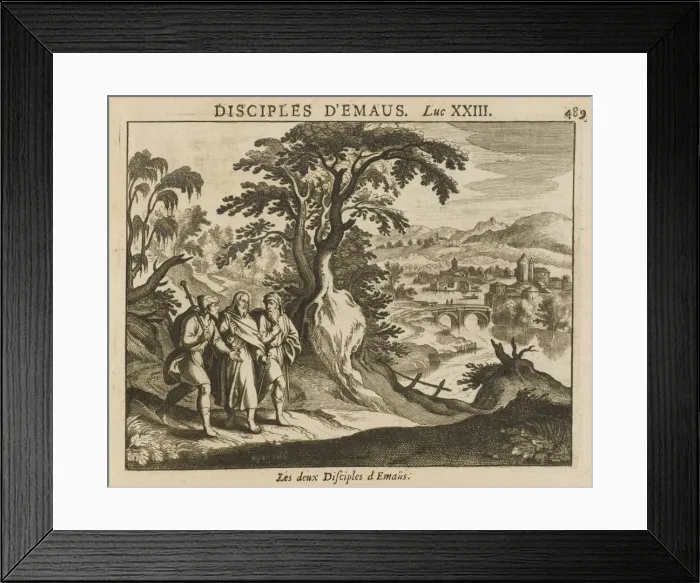 Framed Print : On the Road to Emmaeus Framed Print : On the Road to Emmaeus