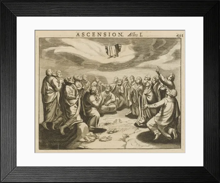 Framed Print : Jesus Ascends to Heaven Framed Print : Jesus Ascends to Heaven