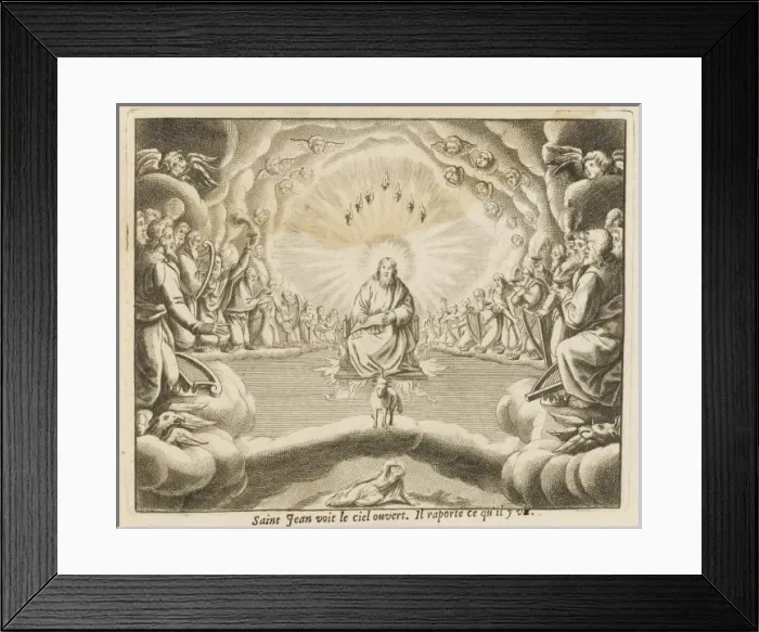 Framed Print : The Heavens Open