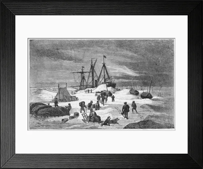 Framed Print : Payer / Tegetthoff / 1874 Framed Print : Payer / Tegetthoff / 1874