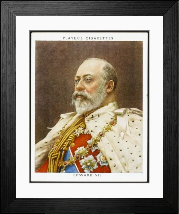 Framed Print : Edward Vii / Players / 47 / 50 Framed Print : Edward Vii / Players / 47 / 50
