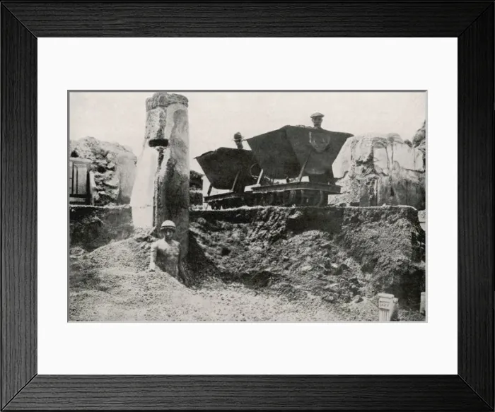Framed Print : Italy / Pompeii / Excavation Framed Print : Italy / Pompeii / Excavation